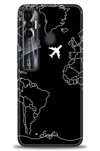 kılıfevreni غطاء متوافق مع هاتف Tecno Spark 7 Pro A+ Plus غطاء HD مطبوع - غطا...