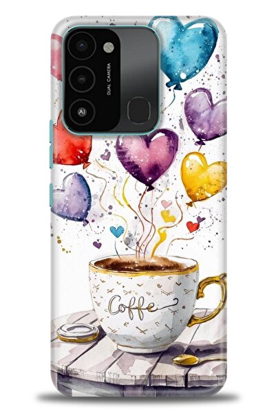 kılıfevreni غطاء متوافق مع هاتف Tecno Spark 8C A+ Plus HD مطبوع - غطاء من الس...