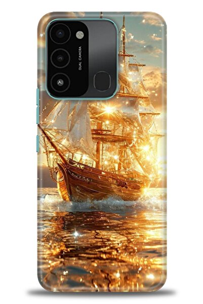 kılıfevreni غطاء متوافق مع هاتف Tecno Spark 8C A+ Plus HD مطبوع - غطاء من الس...