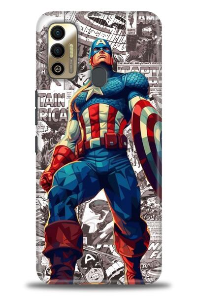 kılıfevreni غطاء متوافق مع هاتف Tecno Spark 7T A+ Plus غطاء HD مطبوع - غطاء م...