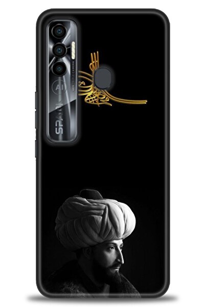 kılıfevreni غطاء متوافق مع هاتف Tecno Spark 7 Pro A+ Plus غطاء HD مطبوع - غطا...