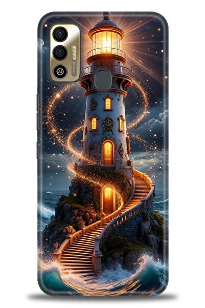 kılıfevreni غطاء متوافق مع هاتف Tecno Spark 7T A+ Plus HD مطبوع - غطاء من الس...