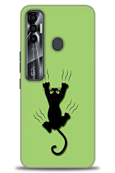 kılıfevreni غطاء متوافق مع هاتف Tecno Spark 7 Pro A+ Plus غطاء HD مطبوع - غطا...