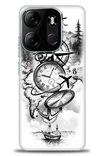 kılıfevreni غطاء متوافق مع هاتف Tecno Spark Go 2023 A+ Plus HD مطبوع - غطاء م...