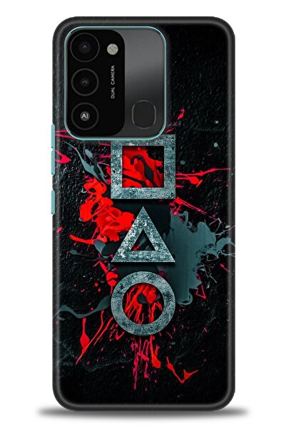 kılıfevreni غطاء متوافق مع هاتف Tecno Spark 8C A+ Plus غطاء HD مطبوع - غطاء م...