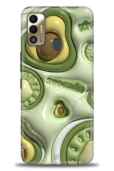 kılıfevreni غطاء متوافق مع هاتف Tecno Spark 7T A+ Plus HD مطبوع - غطاء من الس...