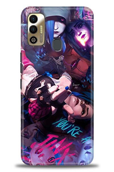 kılıfevreni غطاء متوافق مع هاتف Tecno Spark 7T A+ Plus HD مطبوع - غطاء من الس...