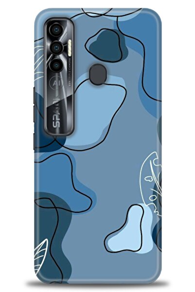 kılıfevreni غطاء متوافق مع هاتف Tecno Spark 7 Pro A+ Plus غطاء HD مطبوع - غطا...