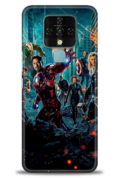 Rulet Aksesuar Tecno Camon 16 Compatible Hd Printed Silicone Case + Ceramic S...