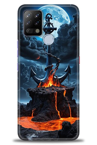 kılıfevreni غطاء تكنو بوفا المتوافق مع A+ Plus غطاء HD مطبوع - غطاء سيليكون ب...