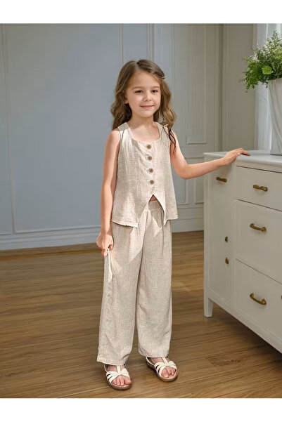 NOBLEKIDS طقم صيفي بناتي مكون من قطعتين