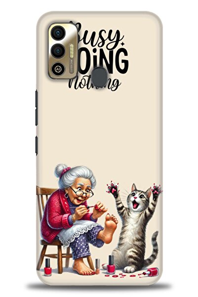 kılıfevreni غطاء متوافق مع هاتف Tecno Spark 7T A+ Plus HD مطبوع - غطاء من الس...