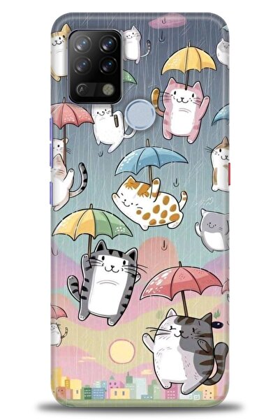 kılıfevreni غطاء متوافق مع هاتف Tecno Pova A+ Plus HD مطبوع - غطاء سيليكون بت...