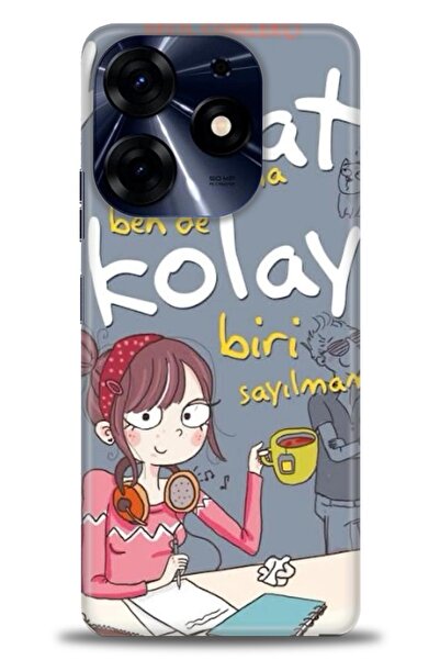 kılıfevreni غطاء متوافق مع هاتف Tecno Spark 10 Pro A+ Plus غطاء HD مطبوع - غط...