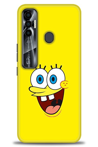 kılıfevreni غطاء متوافق مع هاتف Tecno Spark 7 Pro A+ Plus غطاء HD مطبوع - غطا...