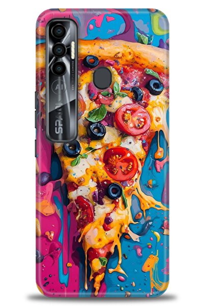 kılıfevreni غطاء متوافق مع هاتف Tecno Spark 7 Pro A+ Plus غطاء HD مطبوع - غطا...