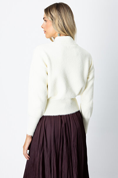 ON Stand Collar Plush Sweater-63313