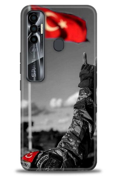 kılıfevreni غطاء متوافق مع هاتف Tecno Spark 7 Pro A+ Plus غطاء HD مطبوع - غطا...