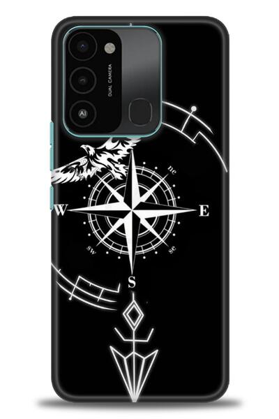 kılıfevreni غطاء متوافق مع هاتف Tecno Spark 8C A+ Plus HD مطبوع - غطاء من الس...