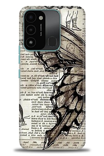 kılıfevreni غطاء متوافق مع هاتف Tecno Spark 8C A+ Plus غطاء HD مطبوع - غطاء م...