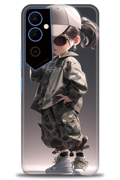 kılıfevreni غطاء متوافق مع هاتف Tecno Pova Neo 2 A+ Plus غطاء HD مطبوع - غطاء...