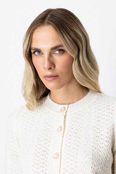 ON Buttoned Crew Neck Cardigan