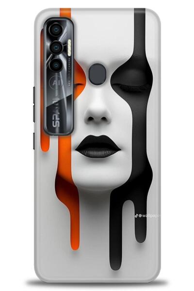 kılıfevreni غطاء متوافق مع هاتف Tecno Spark 7 Pro A+ Plus HD مطبوع - غطاء من ...