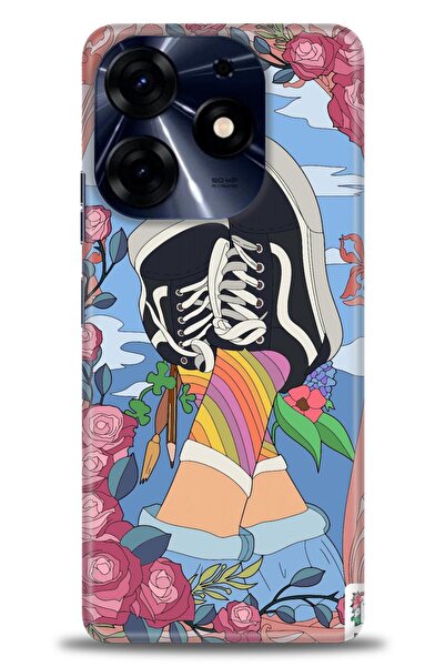 kılıfevreni غطاء متوافق مع هاتف Tecno Spark 10 Pro A+ Plus غطاء HD مطبوع - غط...