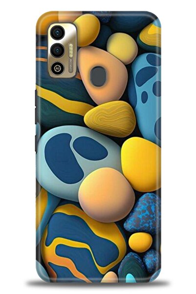 kılıfevreni غطاء متوافق مع هاتف Tecno Spark 7T A+ Plus HD مطبوع - غطاء من الس...