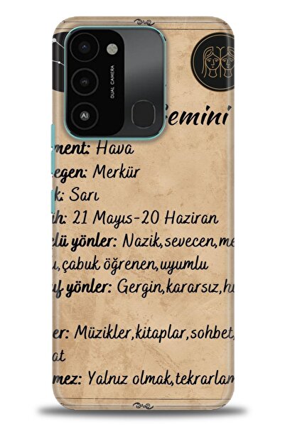 kılıfevreni غطاء متوافق مع هاتف Tecno Spark 8C A+ Plus غطاء HD مطبوع - غطاء م...