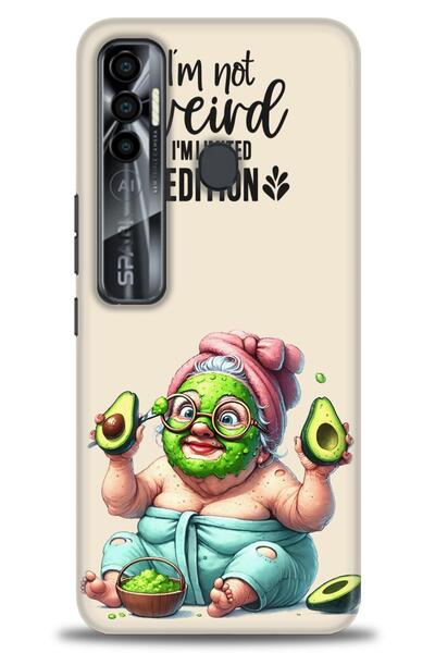 Rulet Aksesuar حافظة سيليكون HD مطبوع متوافقة مع هاتف Tecno Spark 7 Pro + واق...