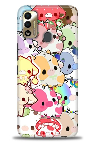 kılıfevreni غطاء متوافق مع هاتف Tecno Spark 7T A+ Plus غطاء HD مطبوع - غطاء م...