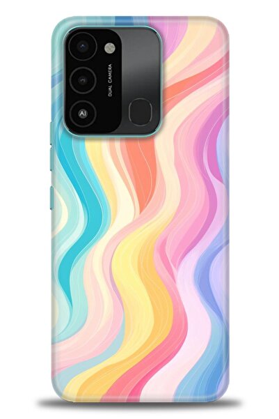 kılıfevreni غطاء متوافق مع هاتف Tecno Spark 8C A+ Plus HD مطبوع - غطاء من الس...