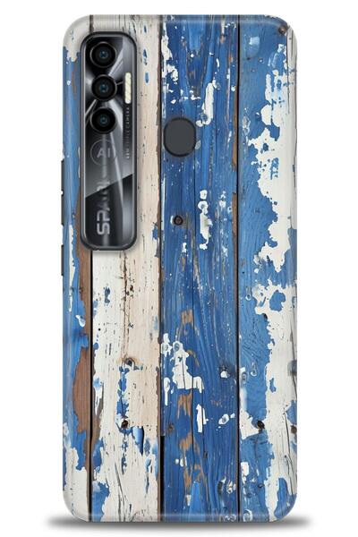 Rulet Aksesuar Tecno Spark 7 Pro Compatible Hd Printed Silicone Case + Cerami...