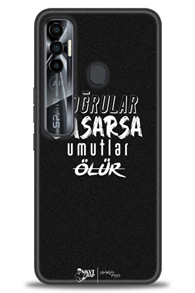 kılıfevreni غطاء متوافق مع هاتف Tecno Spark 7 Pro A+ Plus غطاء HD مطبوع - غطا...