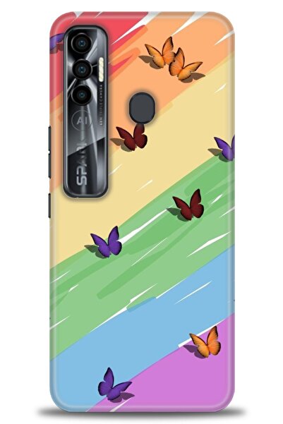 kılıfevreni غطاء متوافق مع هاتف Tecno Spark 7 Pro A+ Plus غطاء HD مطبوع - غطا...