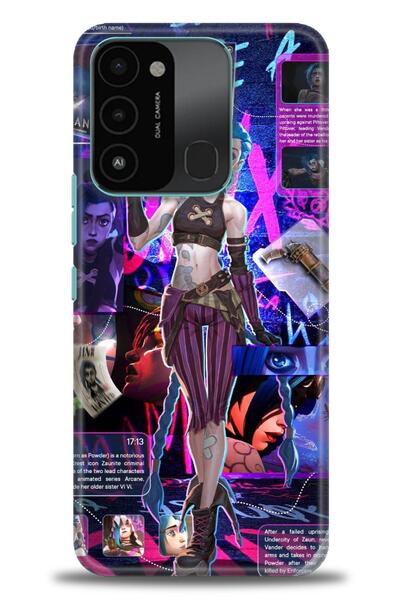 kılıfevreni غطاء متوافق مع هاتف Tecno Spark 8C A+ Plus HD مطبوع - غطاء من الس...