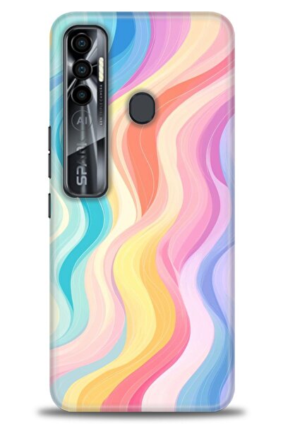 kılıfevreni غطاء متوافق مع هاتف Tecno Spark 7 Pro A+ Plus غطاء HD مطبوع - غطا...