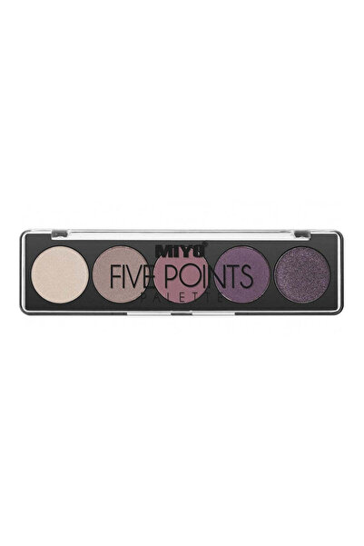 Miyo Paleta Fard Pleoape Five Points Nr. 03 - Old Rose