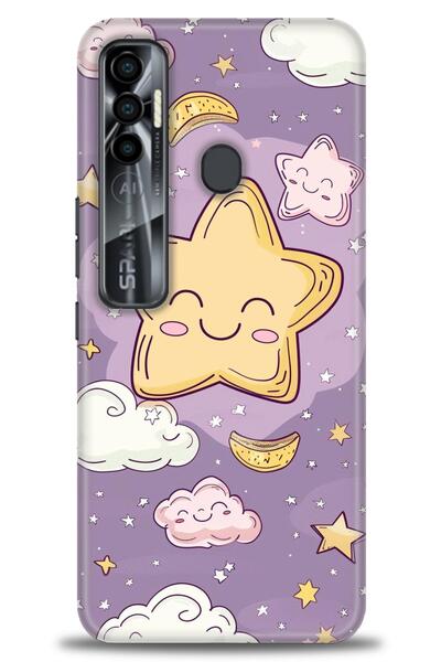 kılıfevreni غطاء متوافق مع هاتف Tecno Spark 7 Pro A+ Plus غطاء HD مطبوع - غطا...