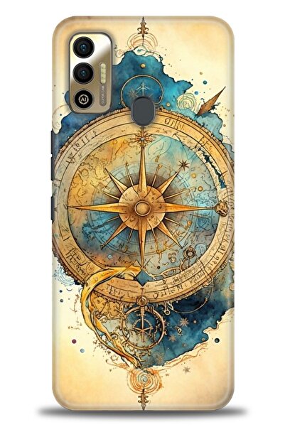 kılıfevreni غطاء متوافق مع هاتف Tecno Spark 7T A+ Plus HD مطبوع - غطاء من الس...