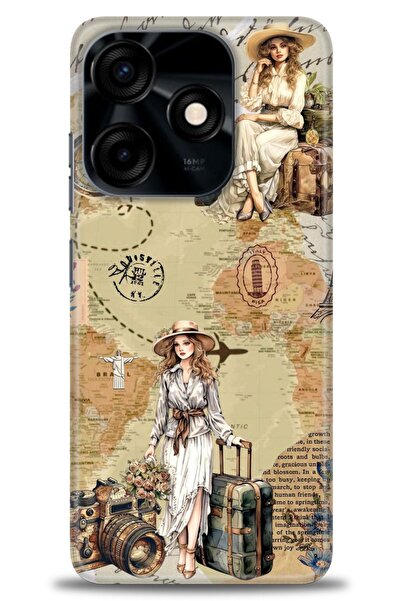 kılıfevreni غطاء متوافق مع هاتف Tecno Spark 10C A+ Plus غطاء HD مطبوع - غطاء ...