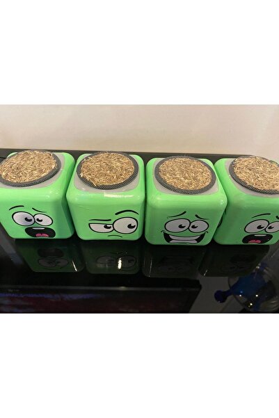 OMZ ألعاب تعليمية 4 قطع من مكعبات تشي موجي - الرجل العشبي - للأطفال والكبار -...