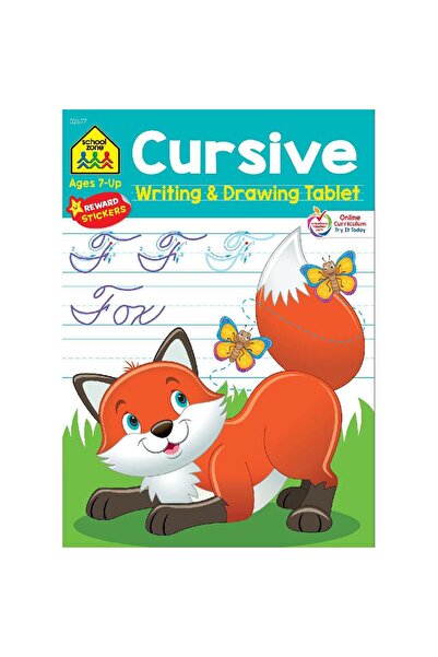 School Zone Publishing Cursive Writing & Drawing Tablet - Ages 7-Up