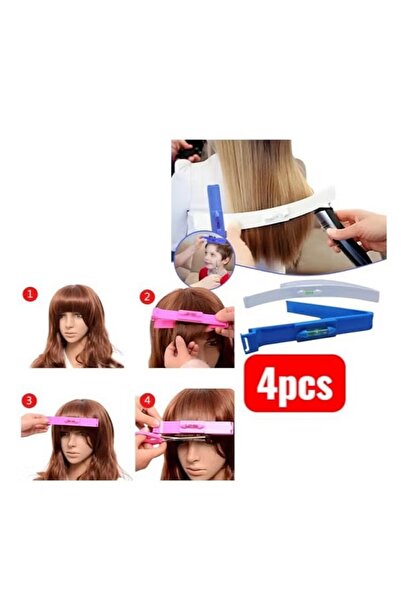 generi أداة قص الشعر المنزلية 4 قطع بتصميم عملي مزود بميزان لضمان دقة القص. م...