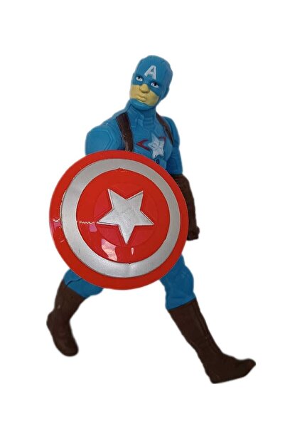 ÇEŞİT SEPETİM Children's Development Toys Toy Large Captain America Figure Light-Up Age of Ultron 15cm Avangers Capt