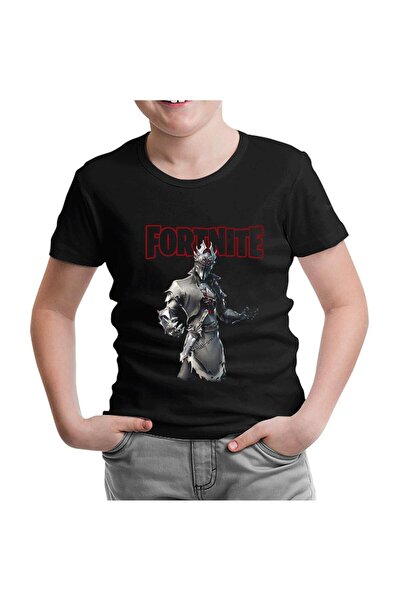 Lord T-Shirt فورتنايت - تي شيرت سبايدر بلاك للأطفال