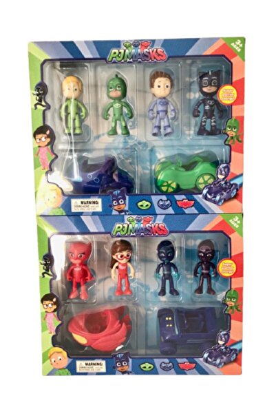 NEWBRENDHOME لعبة تعليمية للأولاد من بي جي ماسكيلز، مجموعة مكونة من 8 شخصيات ...