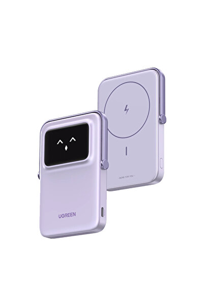 Ugreen Uno Magnetic Wireless Power Bank Magsafe 5000mAh 20W - Purple