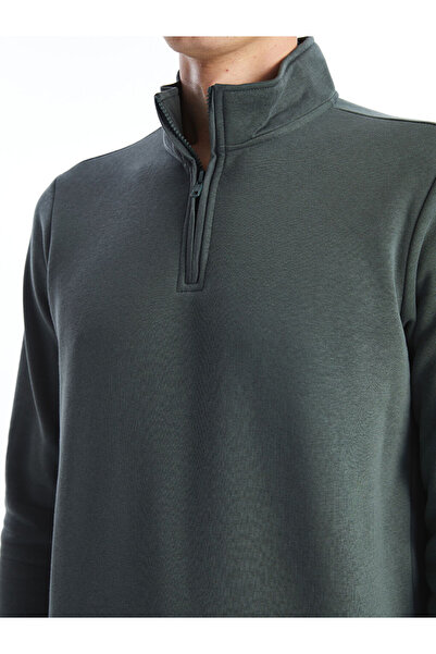 LC Waikiki Ανδρικό χοντρό φούτερ με ψηλό γιακά και μακριά μανίκια